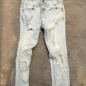 American Eagle Ripped Skinny Jeans